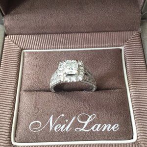 Wow  Neil Lane 2ct tdw cushion cut diamond ring